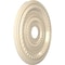 Ekena Millwork Cole PVC Medallion (Canopies up to 5 1/8"), 19"OD x 3 1/2"ID x 1"P, Universal Metallic Pearl Mist CMP19COEPE - alternate 5